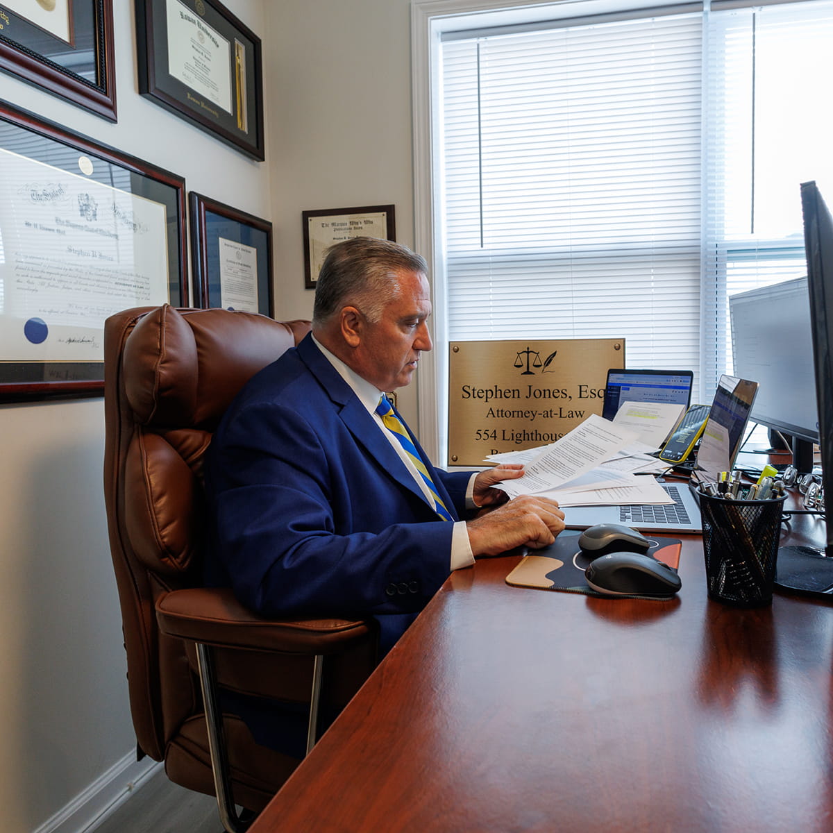 Stephen Jones, recognized New Jersey criminal defense and DUI trial attorney
